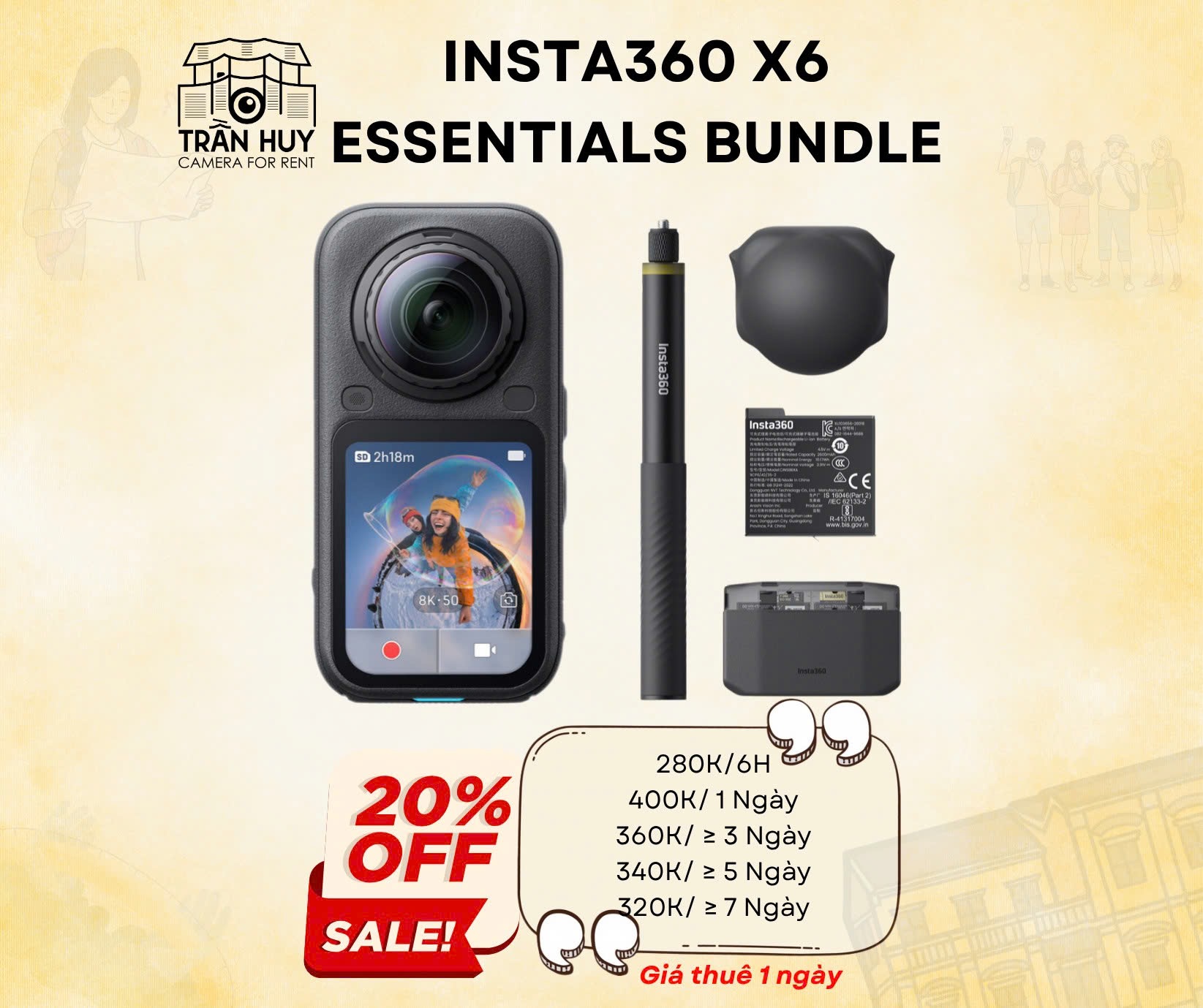 Insta360 X6 Essentials Bundle